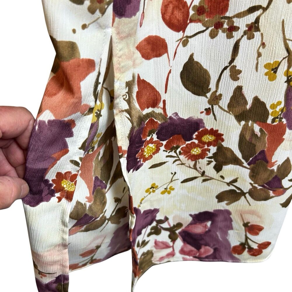 Maggie Sweet Women’s Size Medium Scoop-neck Sleeveless Floral Print Maxi - Picture 5 of 8